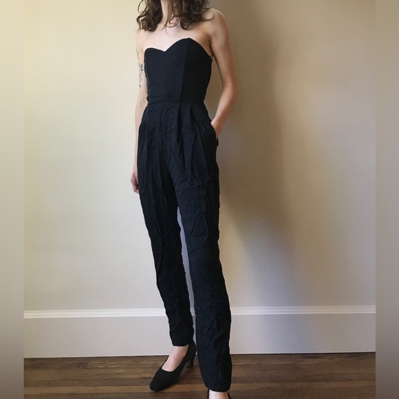 Black strapless romper - Picture 7 of 7